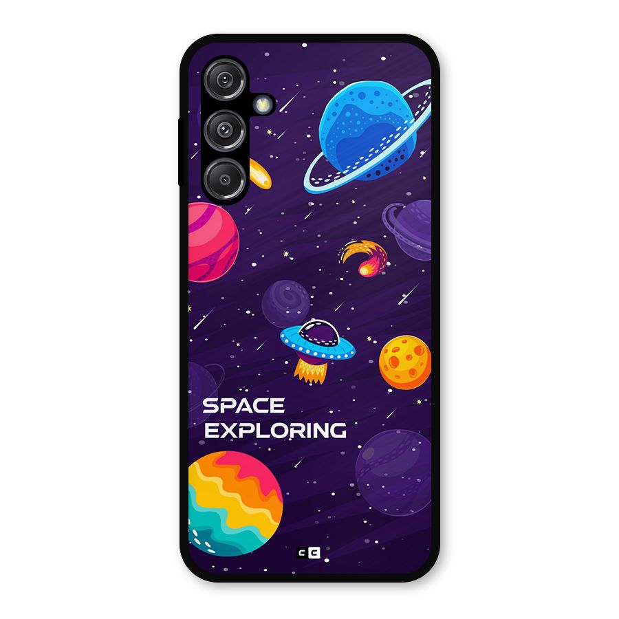 Space Exploring Metal Back Case for Galaxy M34 5G