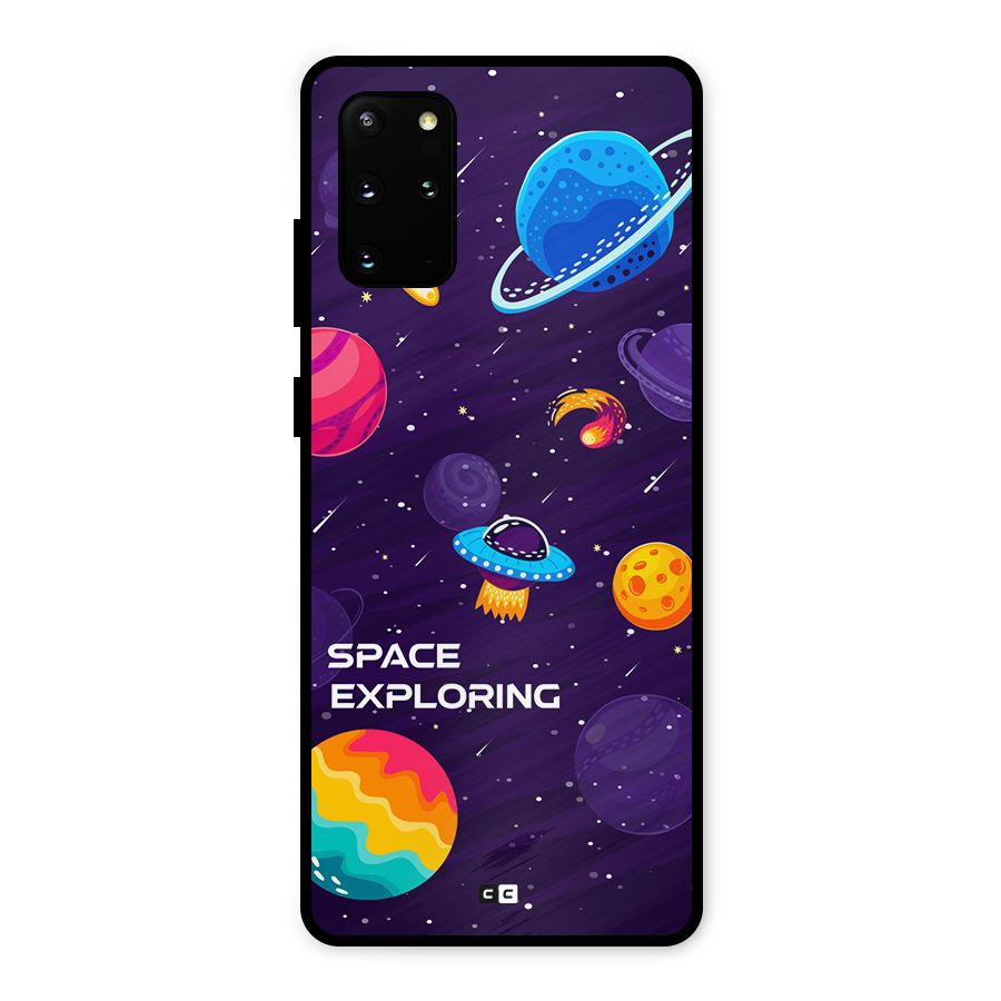 Space Exploring Metal Back Case for Galaxy S20 Plus