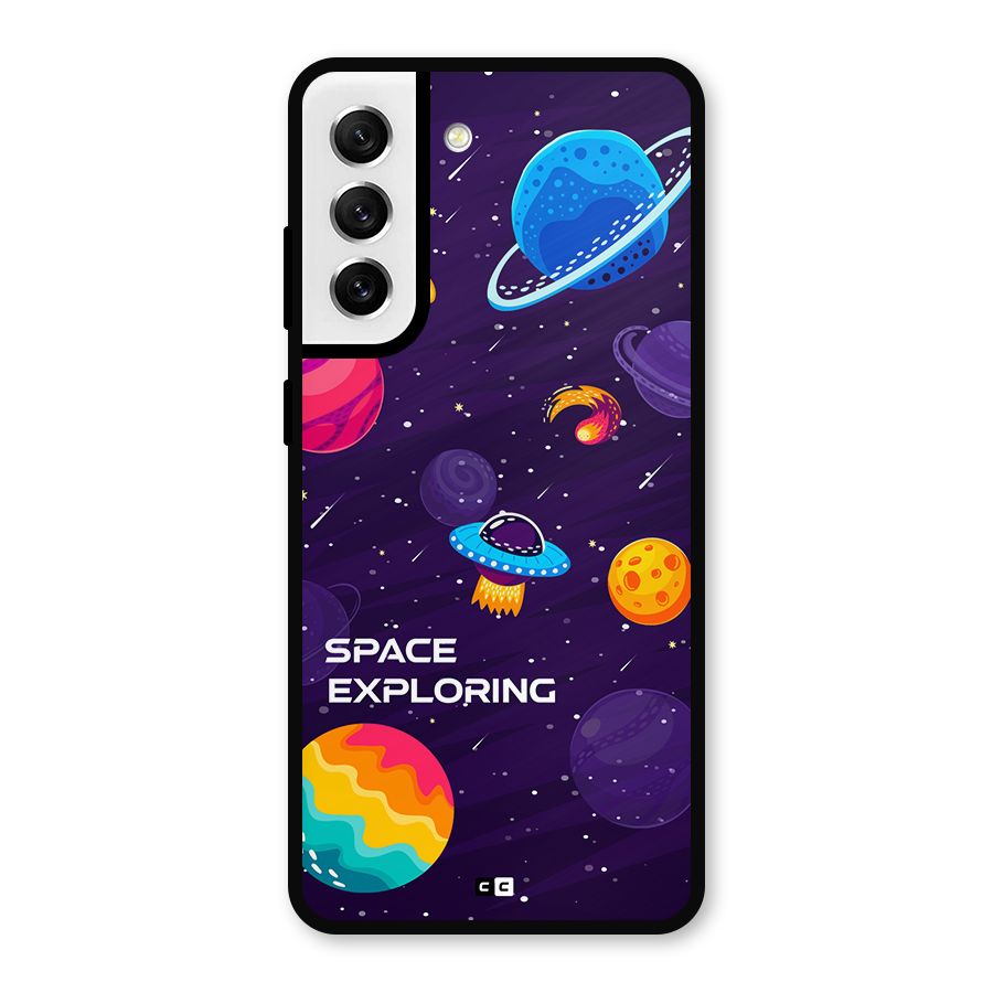 Space Exploring Metal Back Case for Galaxy S21 FE 5G