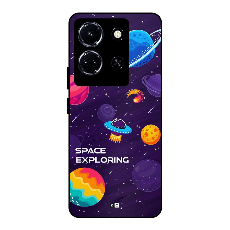 Space Exploring Metal Back Case for Infinix Note 30 5G