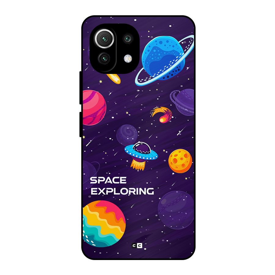 Space Exploring Metal Back Case for Mi 11 Lite