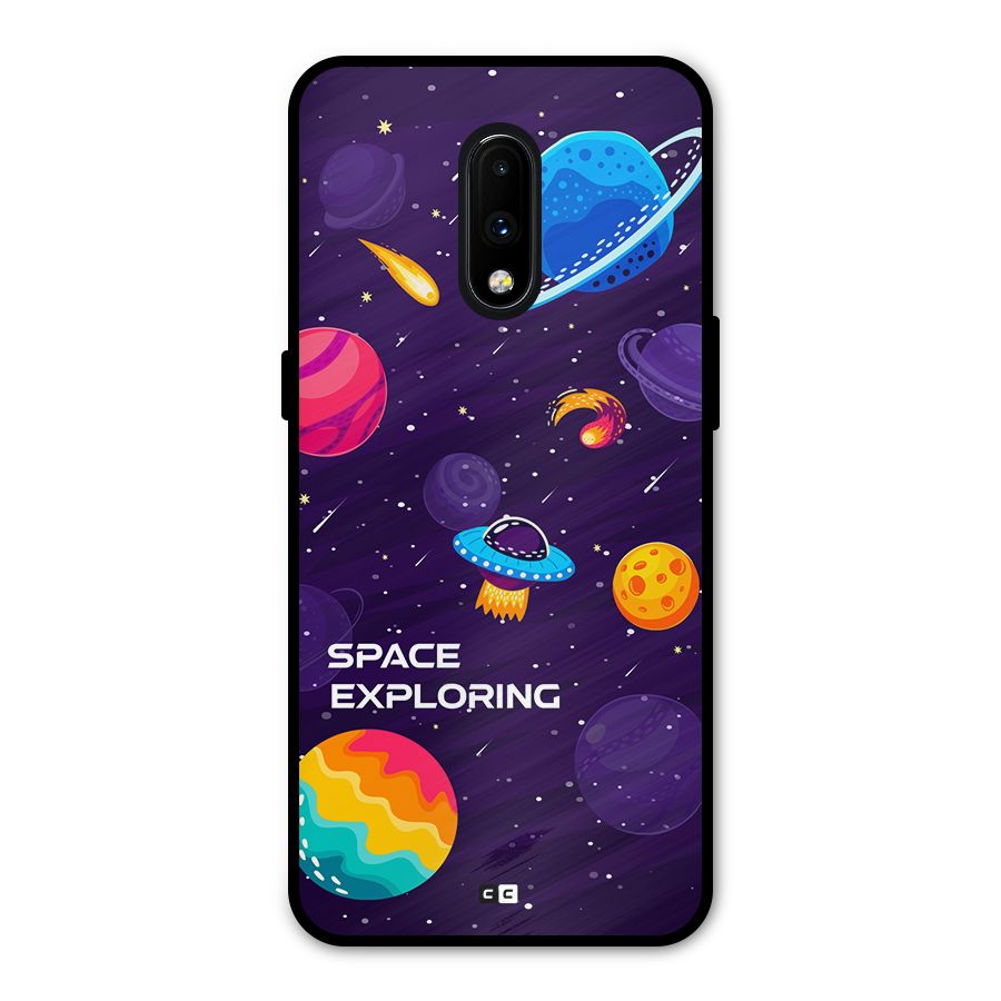 Space Exploring Metal Back Case for OnePlus 7