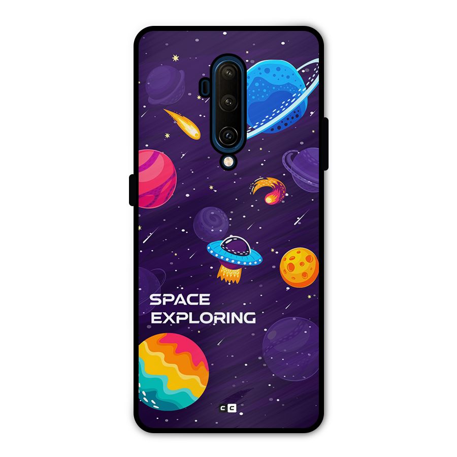 Space Exploring Metal Back Case for OnePlus 7T Pro