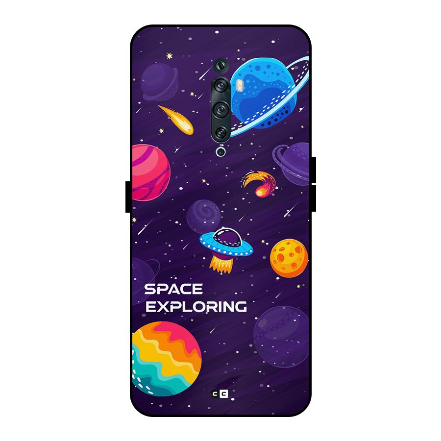 Space Exploring Metal Back Case for Oppo Reno2 Z