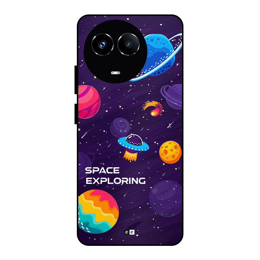 Space Exploring Metal Back Case for Realme 11 5G