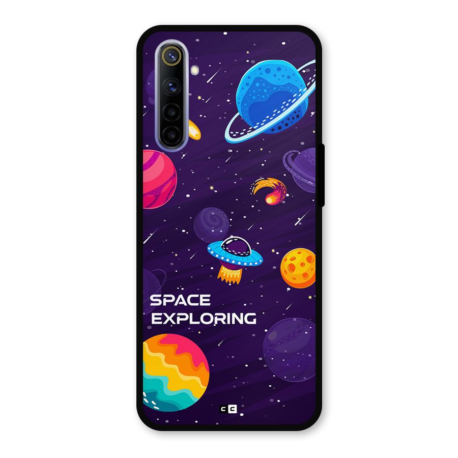 Space Exploring Metal Back Case for Realme 6i