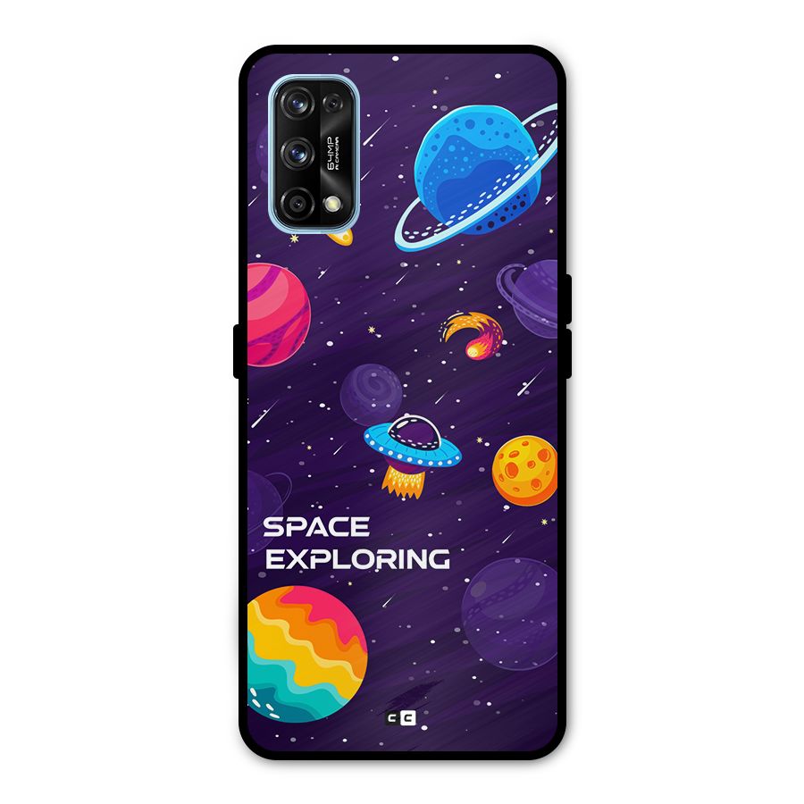 Space Exploring Metal Back Case for Realme 7 Pro