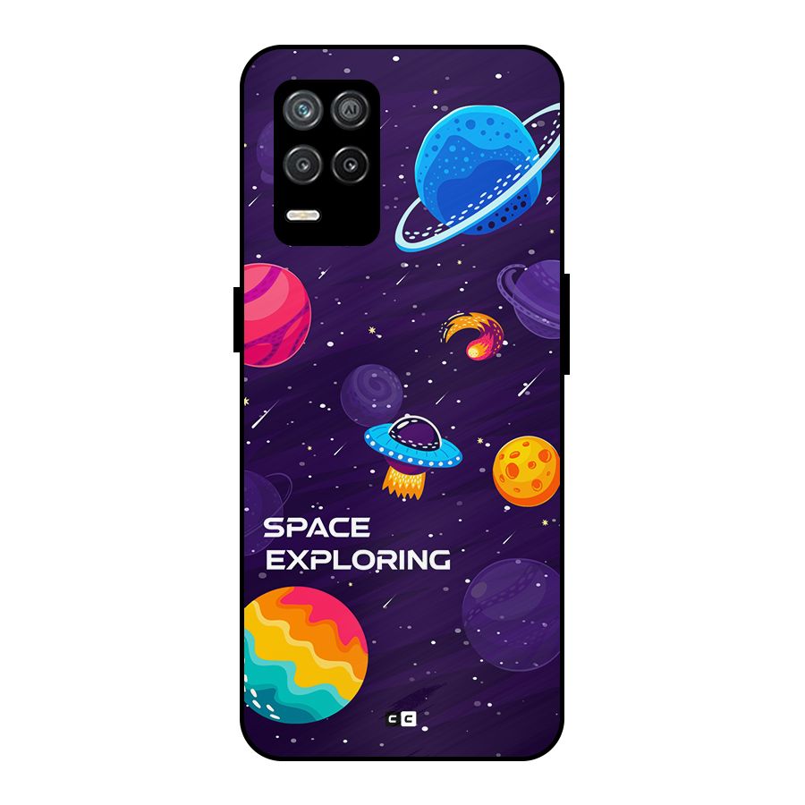Space Exploring Metal Back Case for Realme 8 5G
