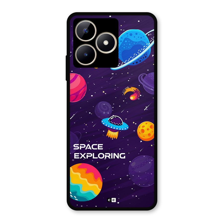Space Exploring Metal Back Case for Realme C53