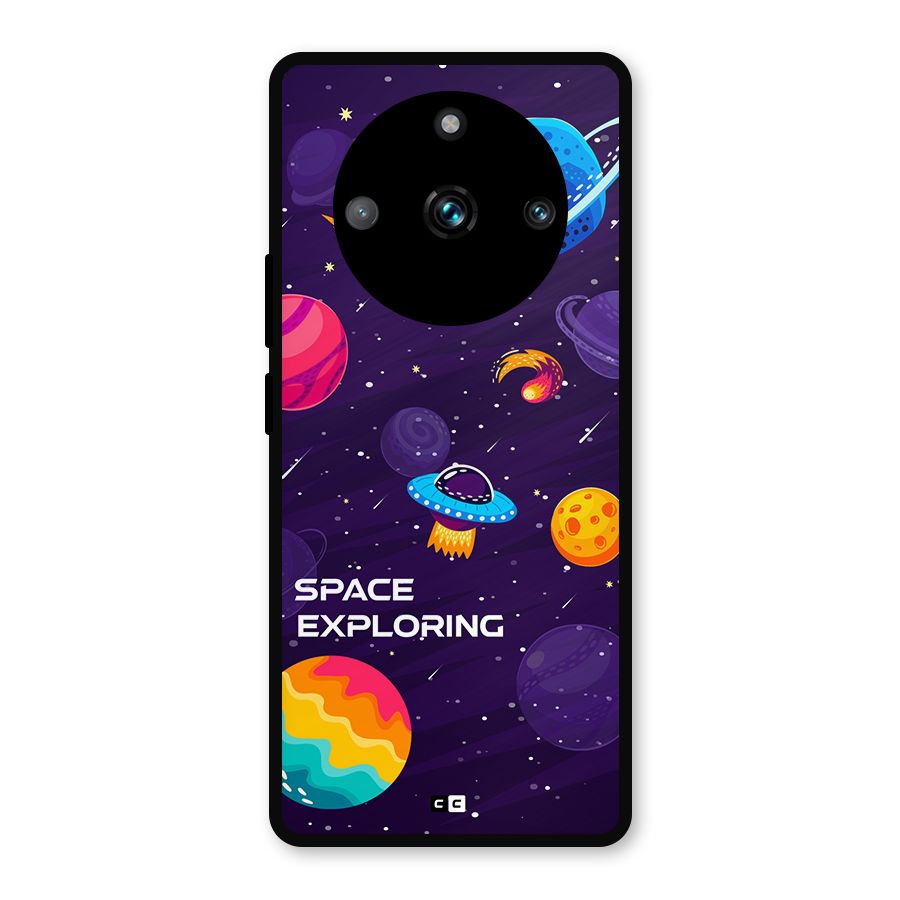 Space Exploring Metal Back Case for Realme Narzo 60 Pro