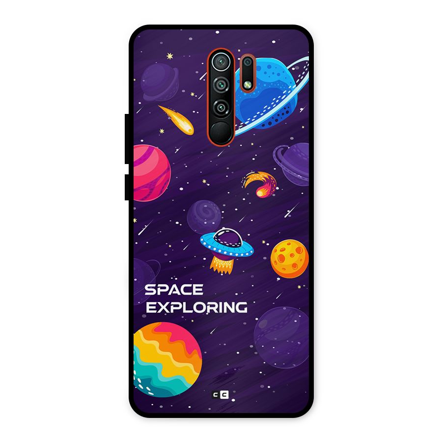 Space Exploring Metal Back Case for Redmi 9 Prime