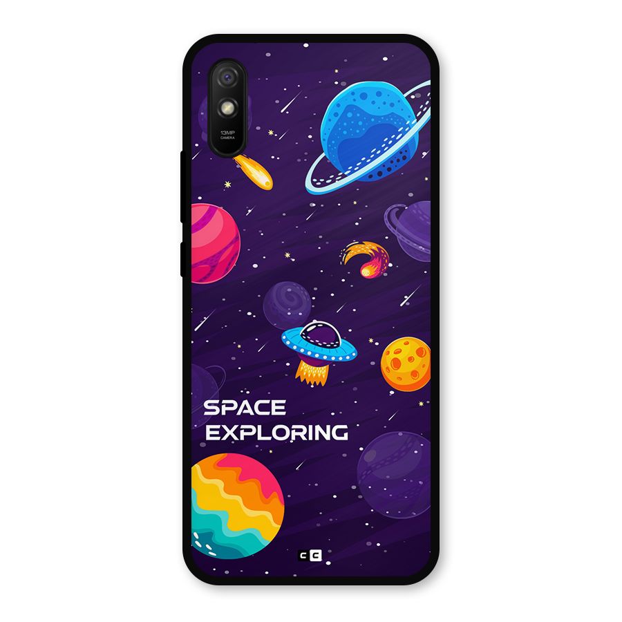 Space Exploring Metal Back Case for Redmi 9i