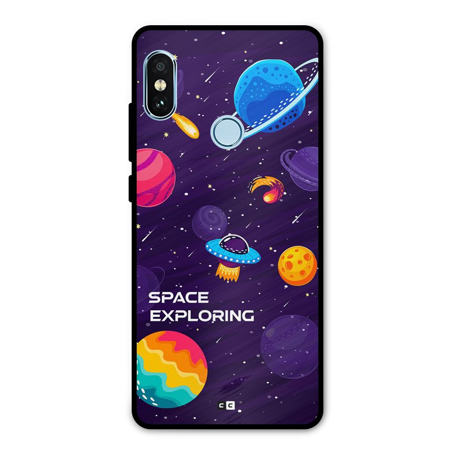 Space Exploring Metal Back Case for Redmi Note 5 Pro