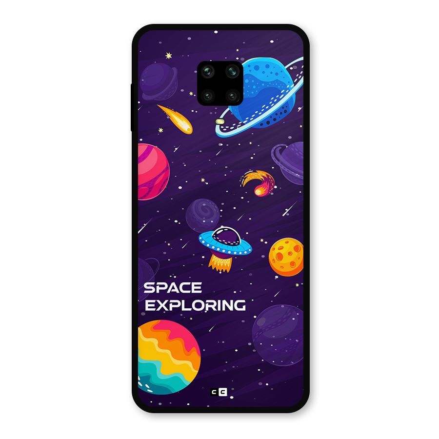 Space Exploring Metal Back Case for Redmi Note 9 Pro