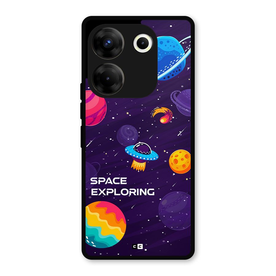 Space Exploring Metal Back Case for Tecno Camon 20 Pro