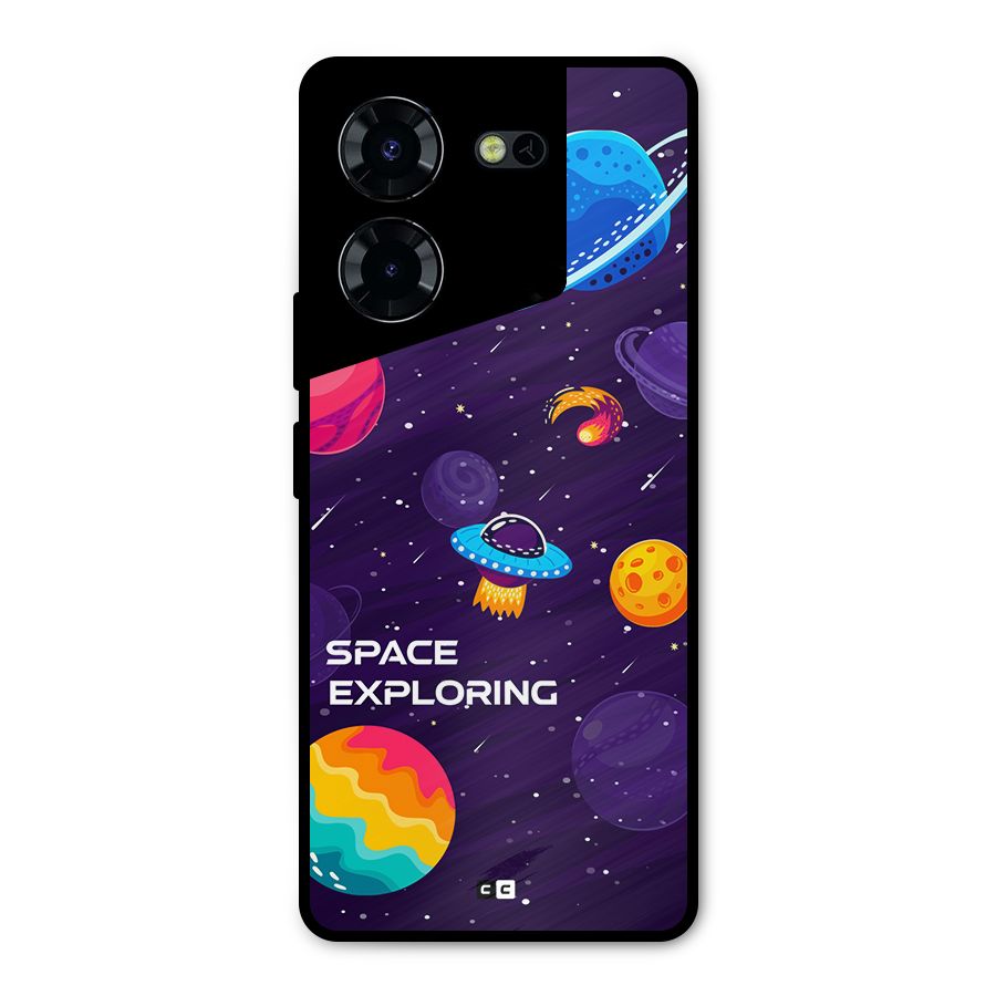 Space Exploring Metal Back Case for Tecno Pova 5 Pro 5G