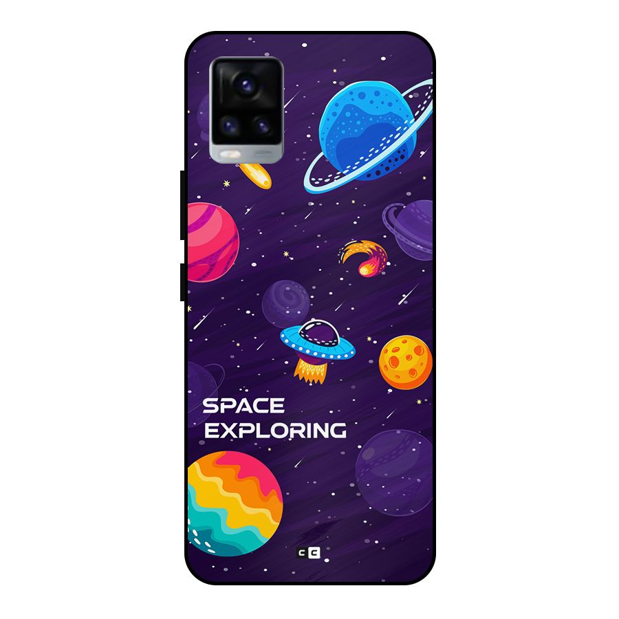 Space Exploring Metal Back Case for Vivo V20 2021