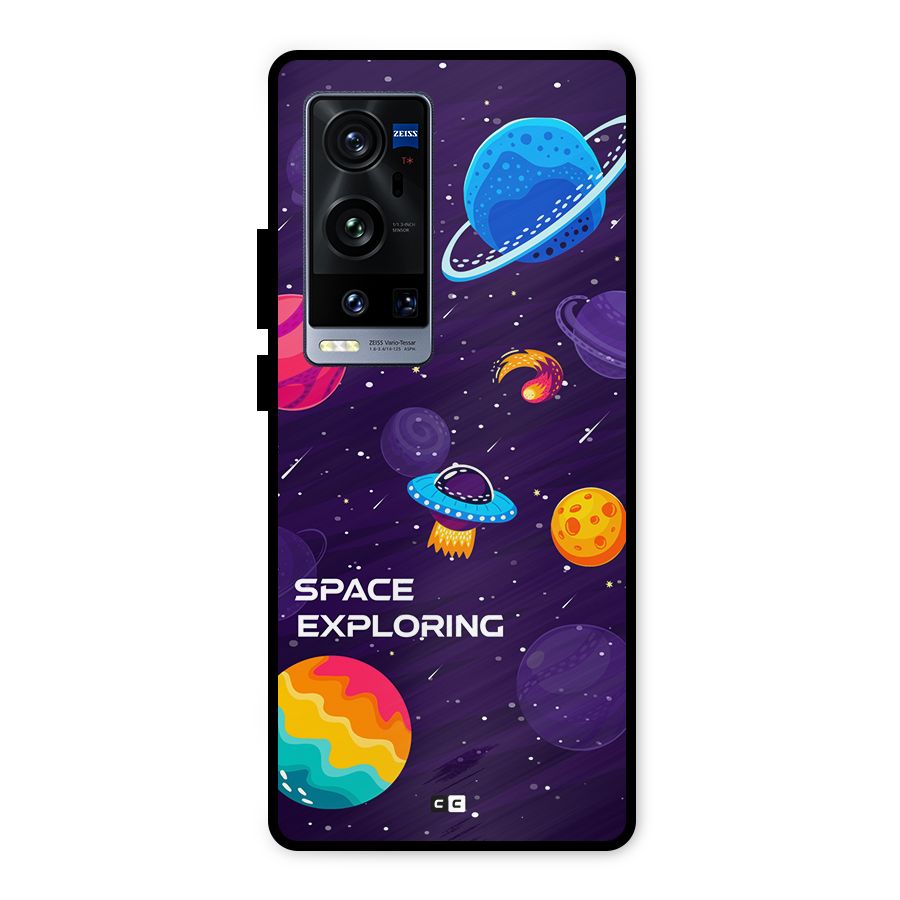 Space Exploring Metal Back Case for Vivo X60 Pro Plus