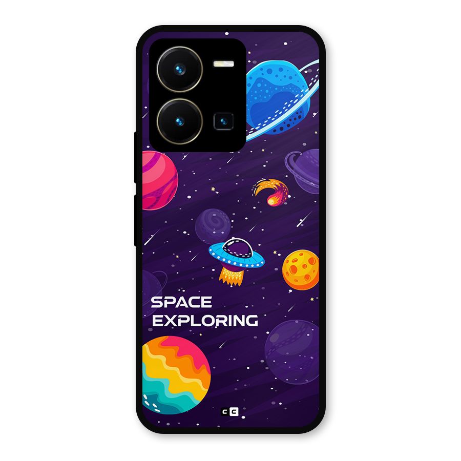 Space Exploring Metal Back Case for Vivo Y35