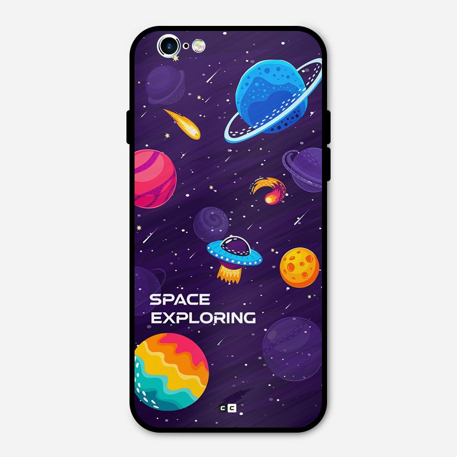 Space Exploring Metal Back Case for iPhone 6 6s