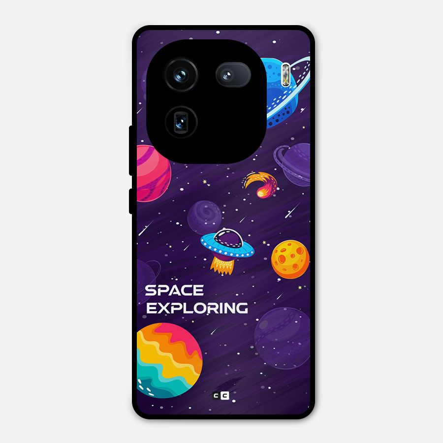 Space Exploring Metal Back Case for iQOO 12