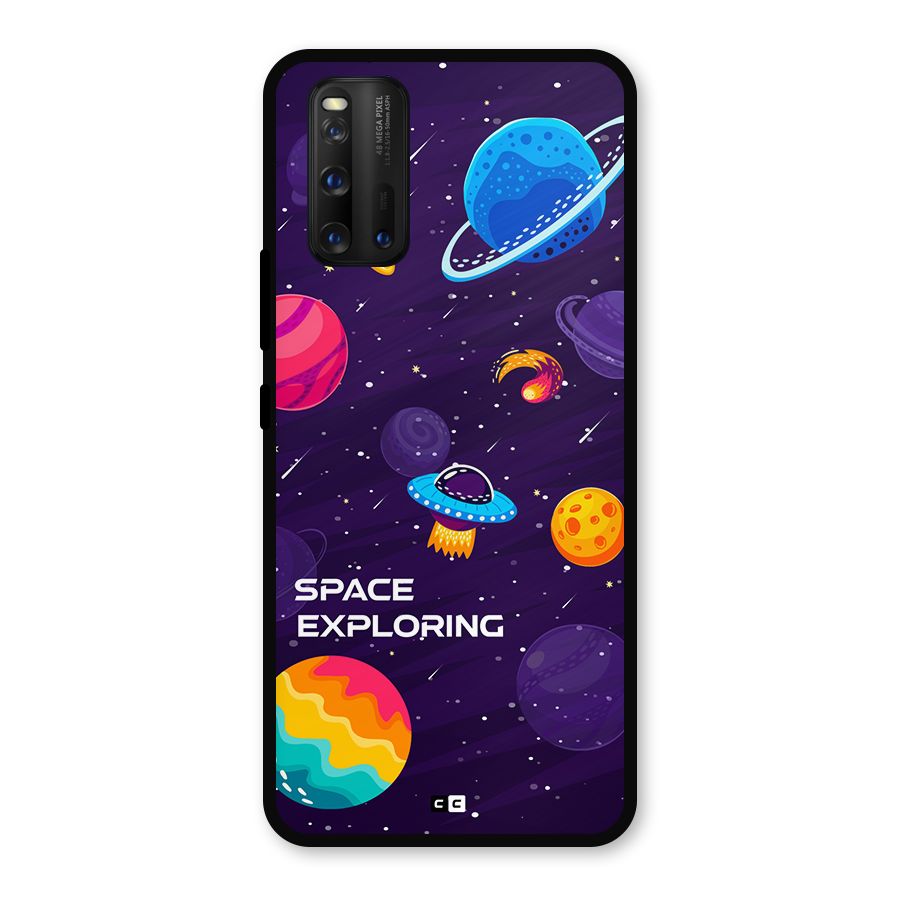 Space Exploring Metal Back Case for iQOO 3