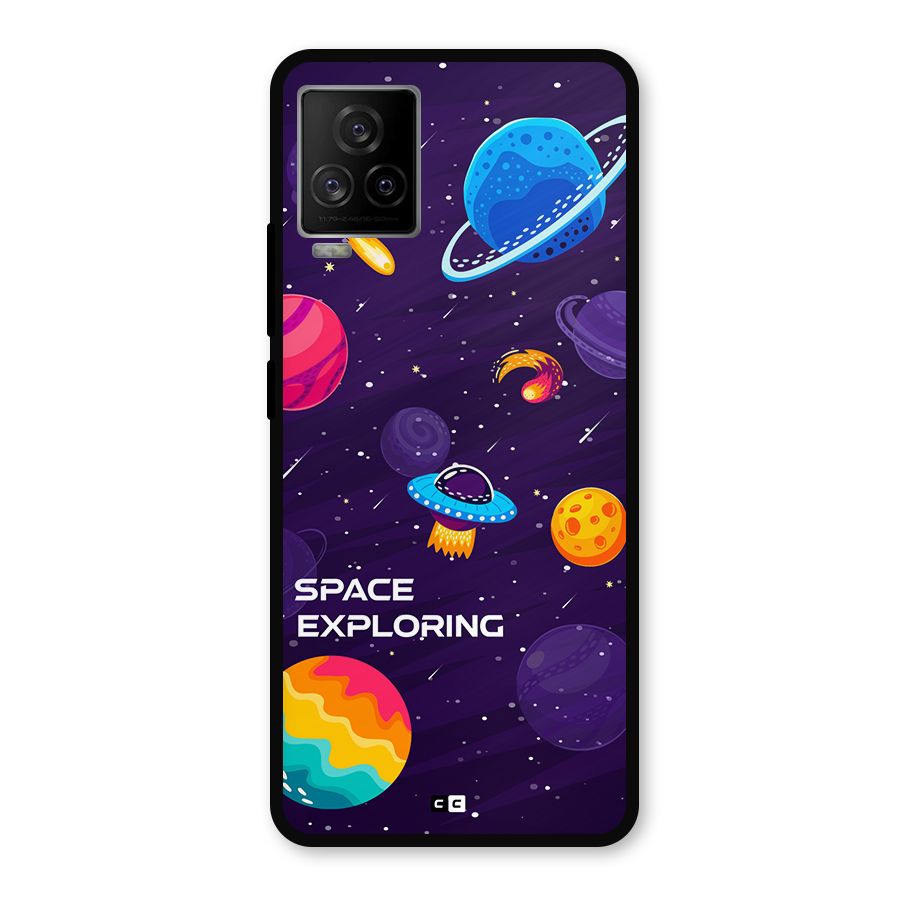 Space Exploring Metal Back Case for iQOO 7 Legend 5G