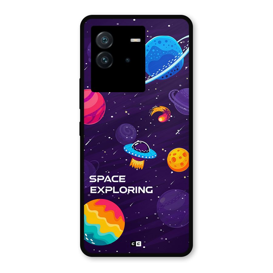 Space Exploring Metal Back Case for iQOO Neo 6 5G