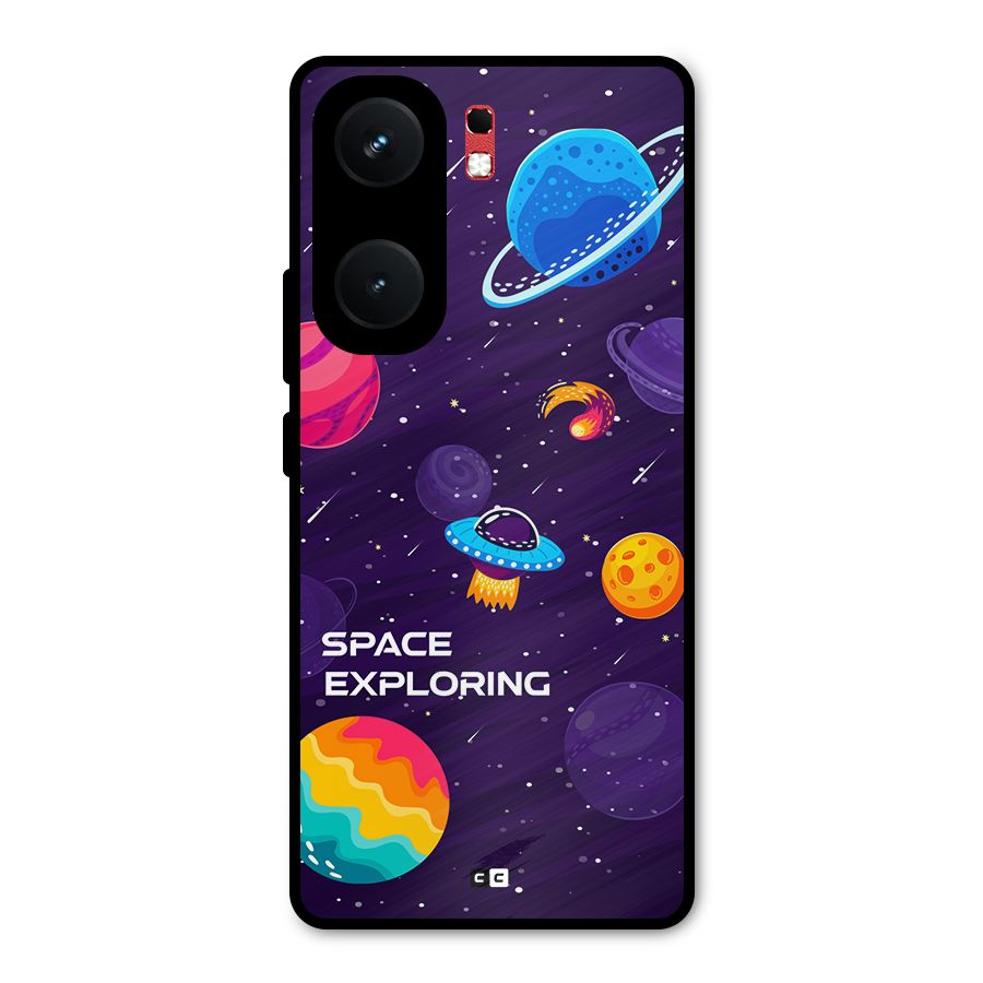 Space Exploring Metal Back Case for iQOO Neo 9 Pro