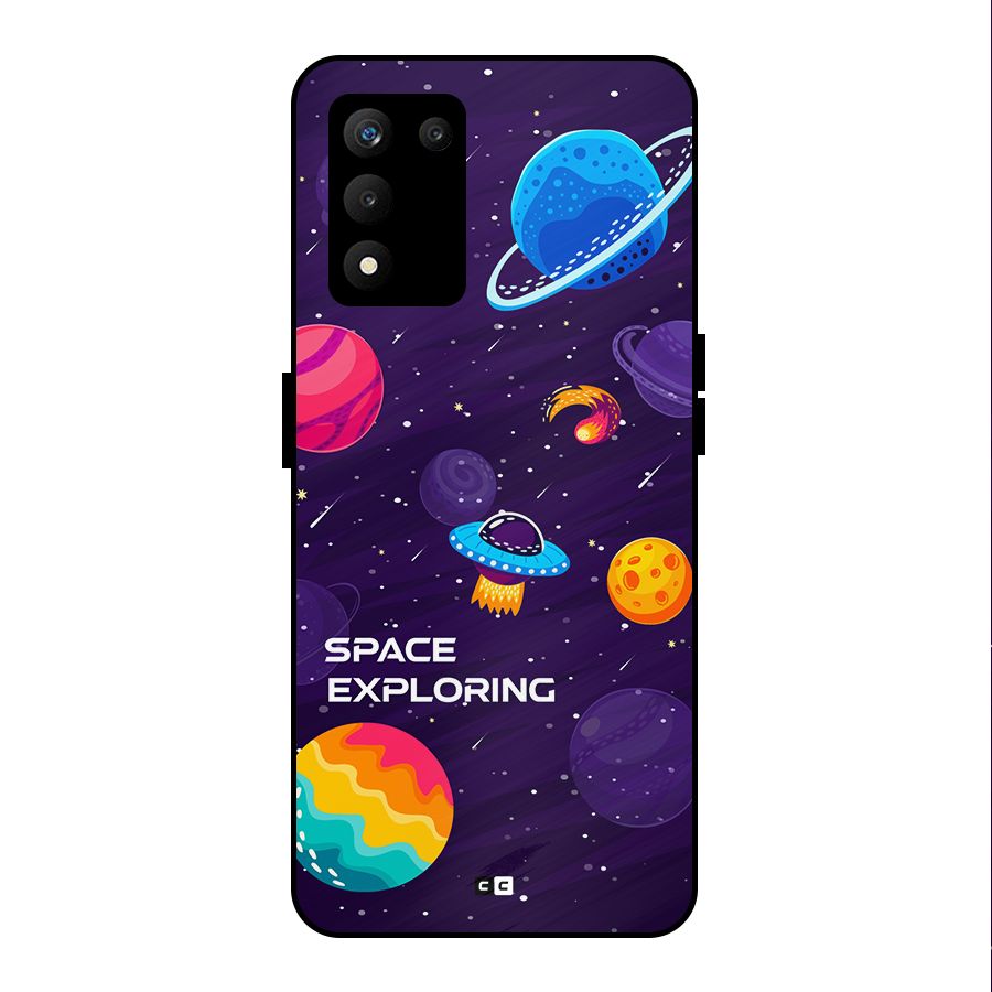 Space Exploring Metal Back Case for realme 9 5G SE
