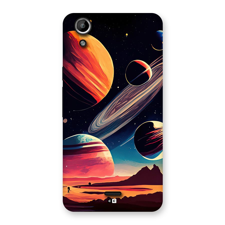 Space Planets Back Case for Canvas Selfie Lens Q345