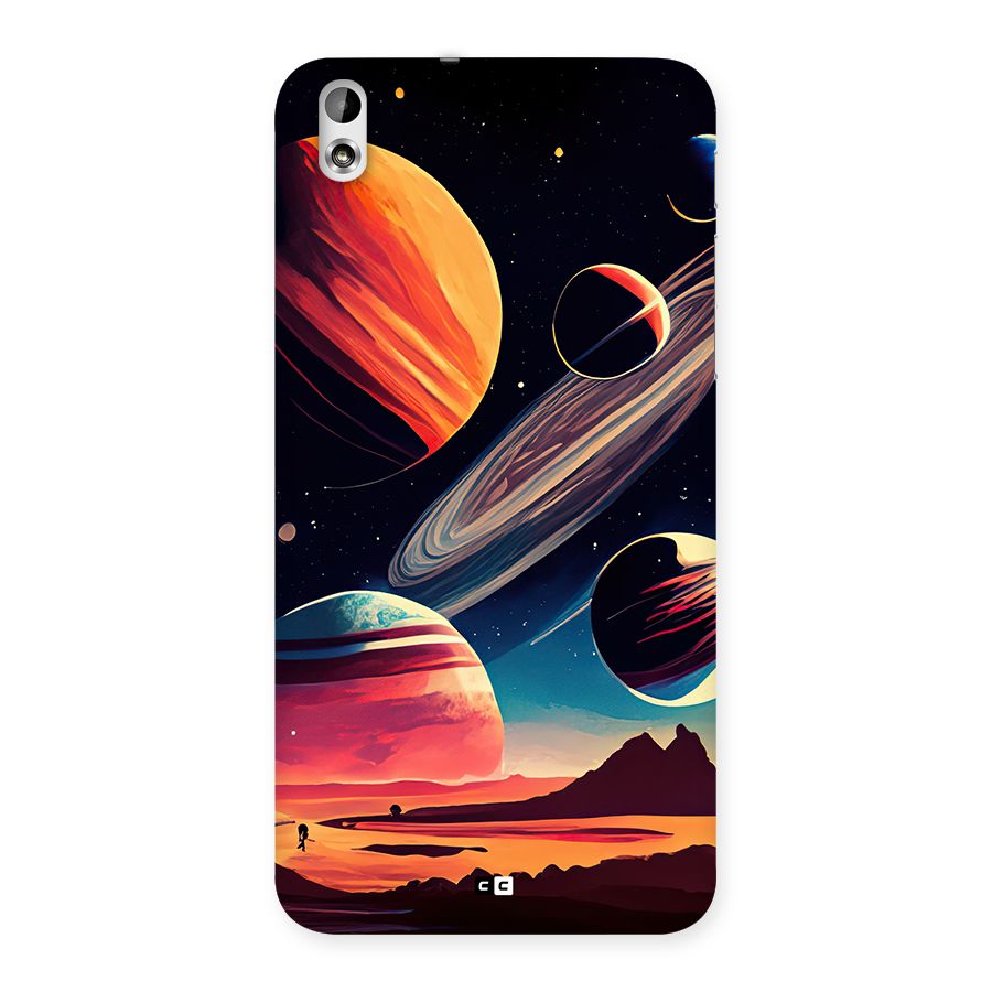 Space Planets Back Case for Desire 816