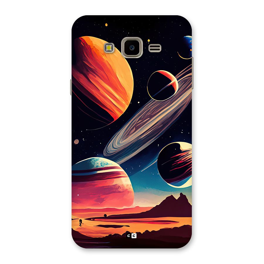 Space Planets Back Case for Galaxy J7 Nxt