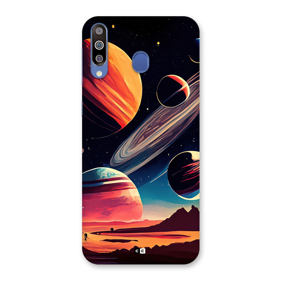 Space Planets Back Case for Galaxy M30
