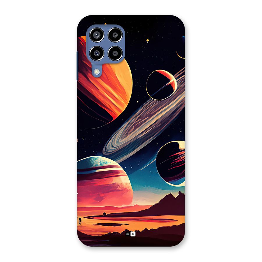 Space Planets Back Case for Galaxy M53 5G