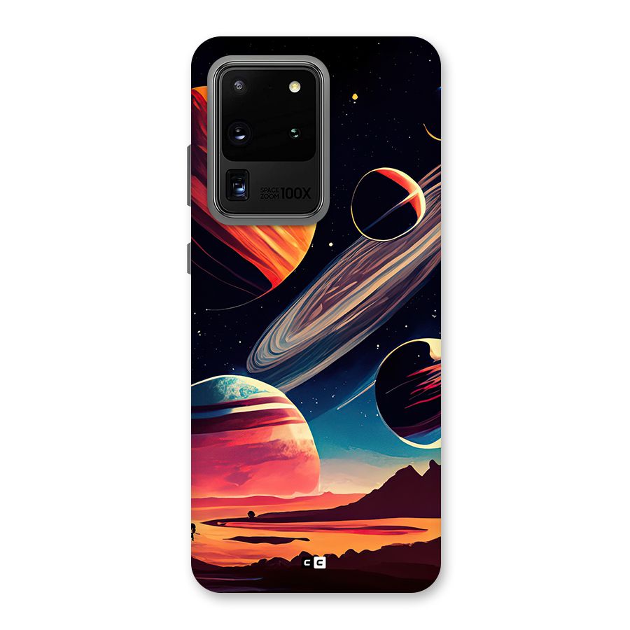 Space Planets Back Case for Galaxy S20 Ultra