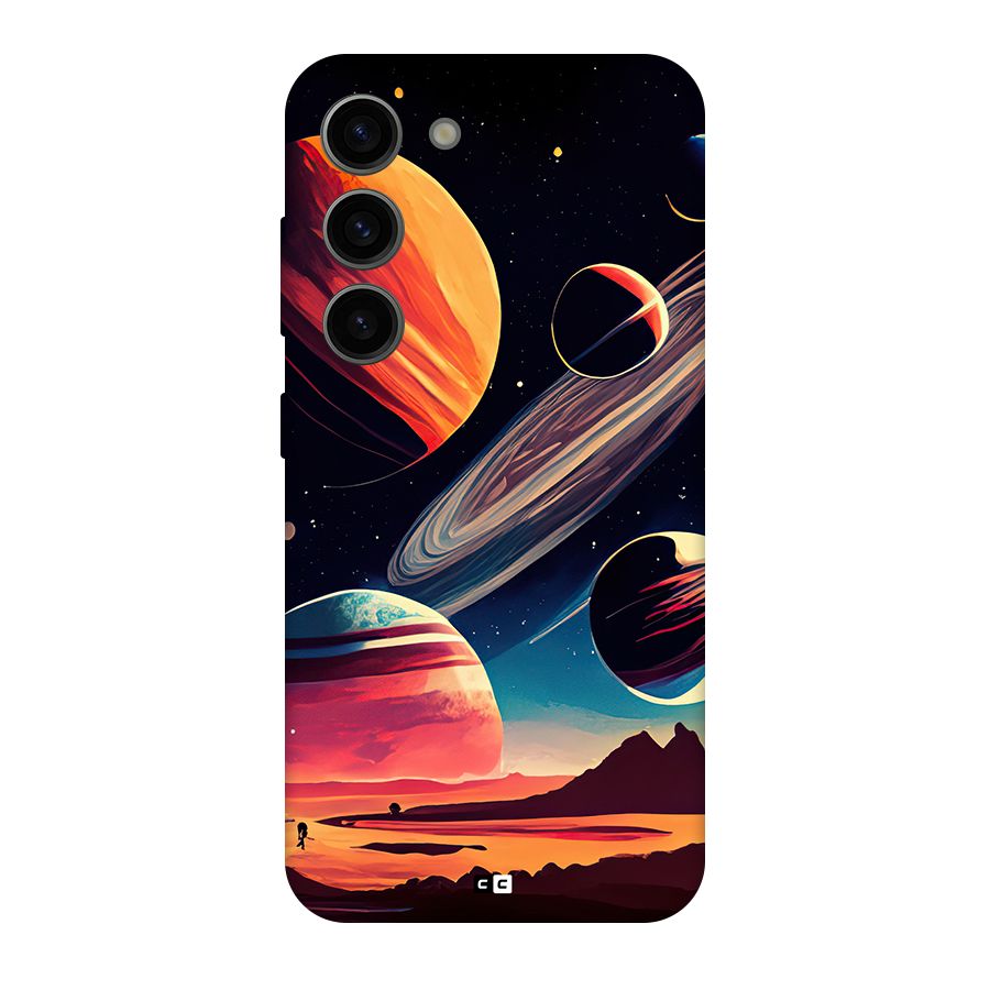 Space Planets Back Case for Galaxy S23