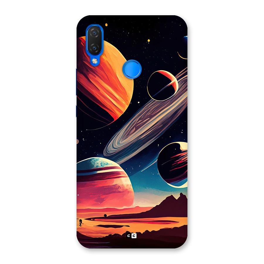 Space Planets Back Case for Huawei P Smart Plus