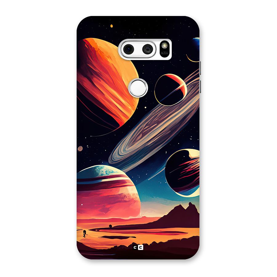 Space Planets Back Case for LG V30