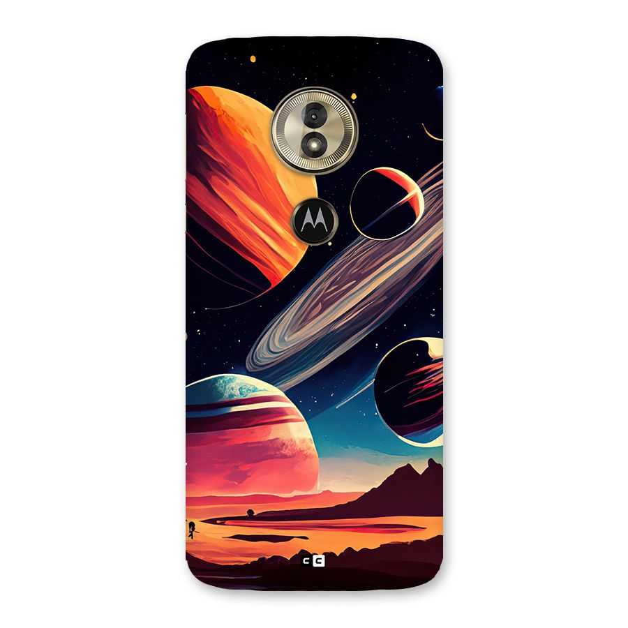 Space Planets Back Case for Moto G6 Play