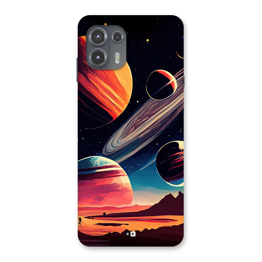 Space Planets Back Case for Motorola Edge 20 Fusion