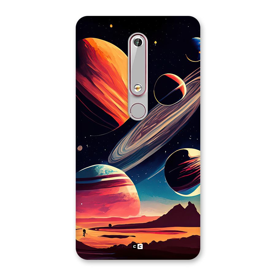 Space Planets Back Case for Nokia 6.1