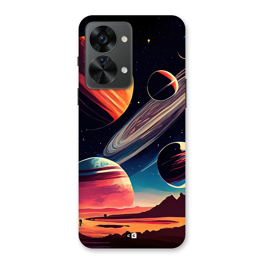 Space Planets Back Case for OnePlus Nord 2T