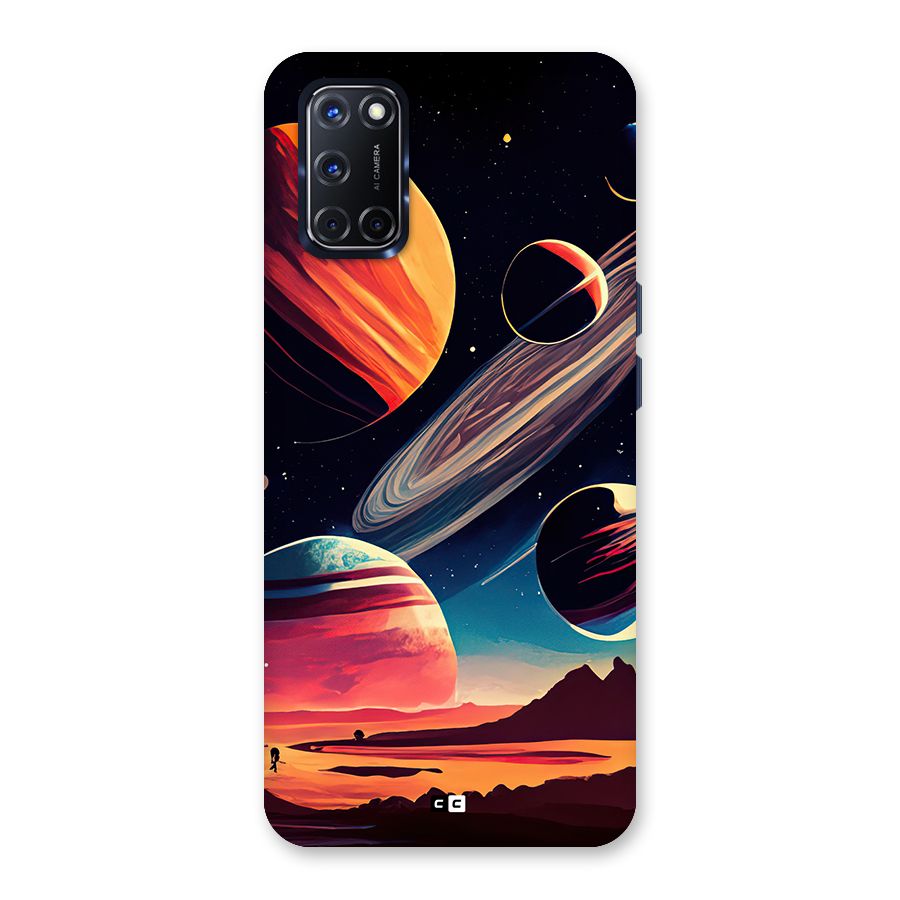 Space Planets Back Case for Oppo A52