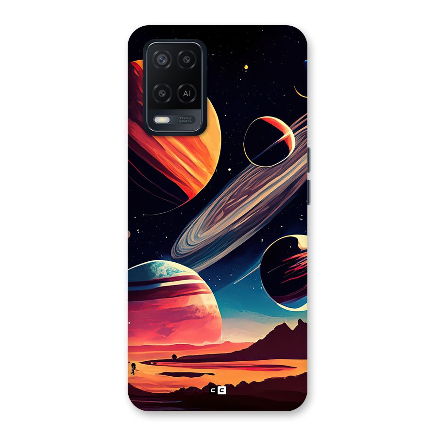 Space Planets Back Case for Oppo A54