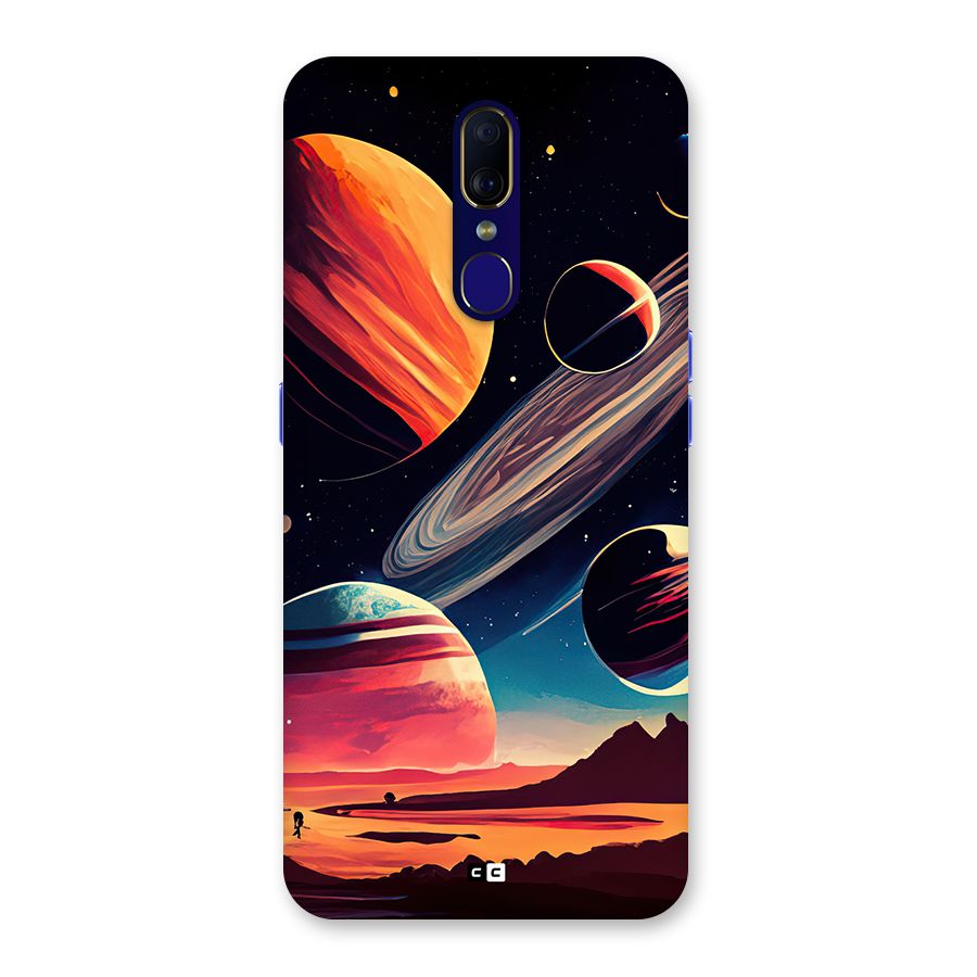 Space Planets Back Case for Oppo A9