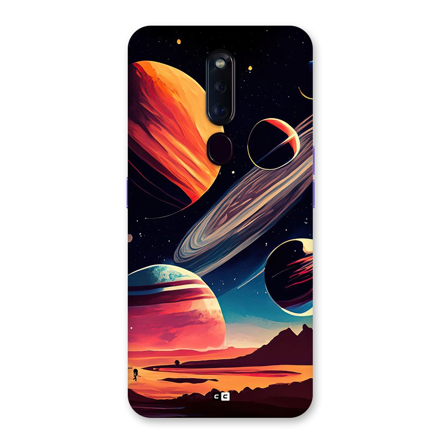 Space Planets Back Case for Oppo F11 Pro