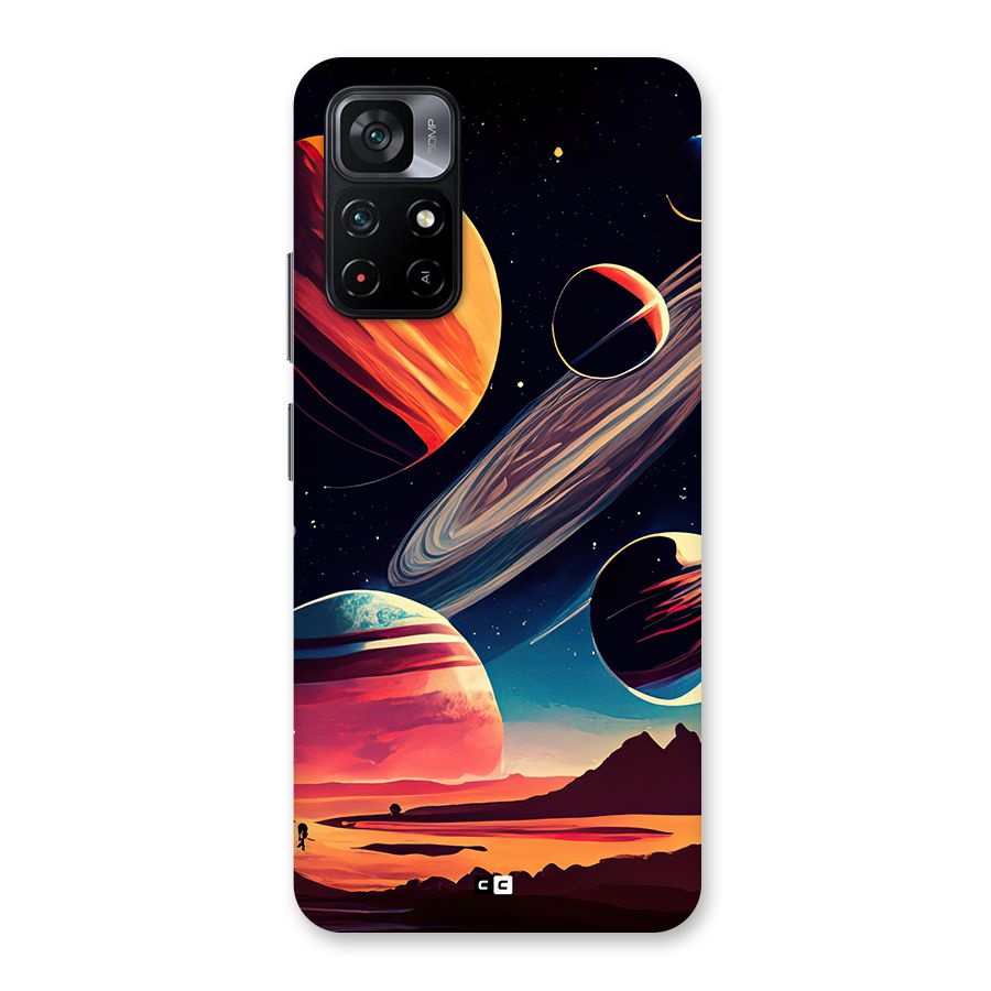 Space Planets Back Case for Poco M4 Pro 5G