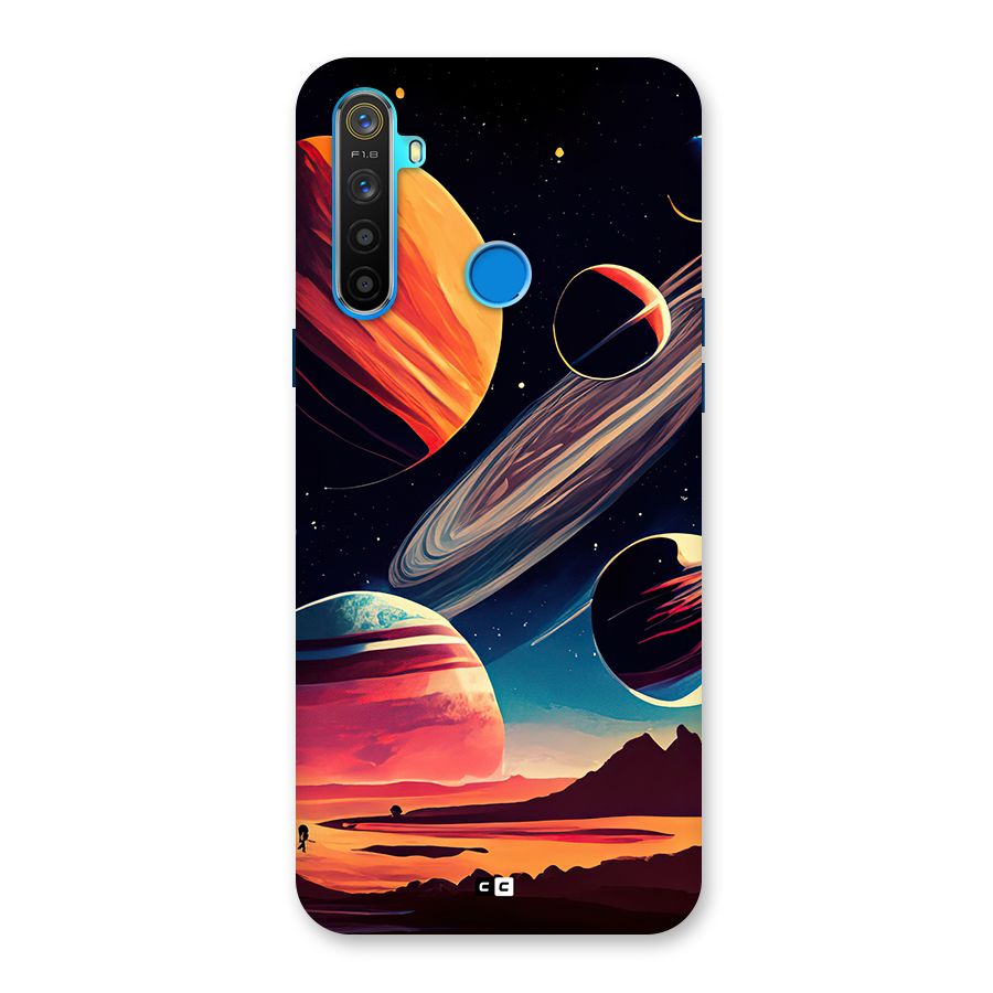 Space Planets Back Case for Realme 5s