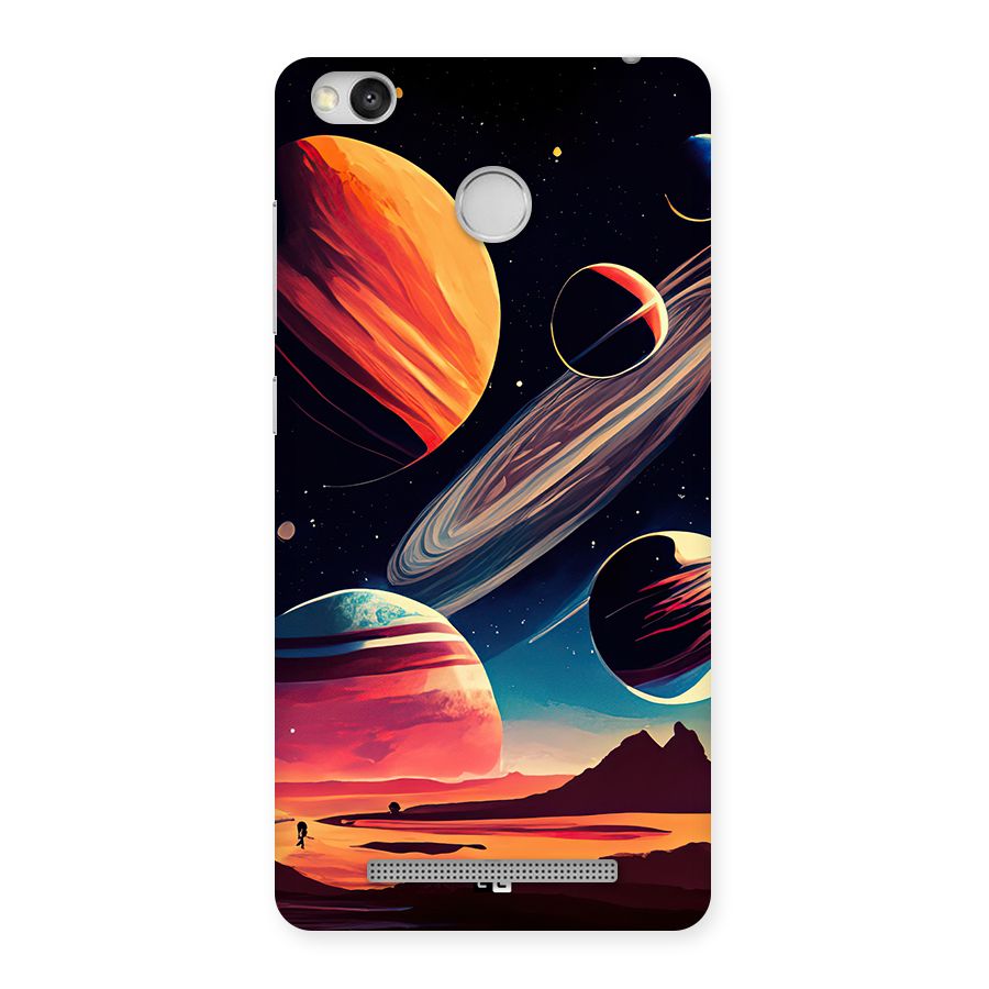Space Planets Back Case for Redmi 3S Prime